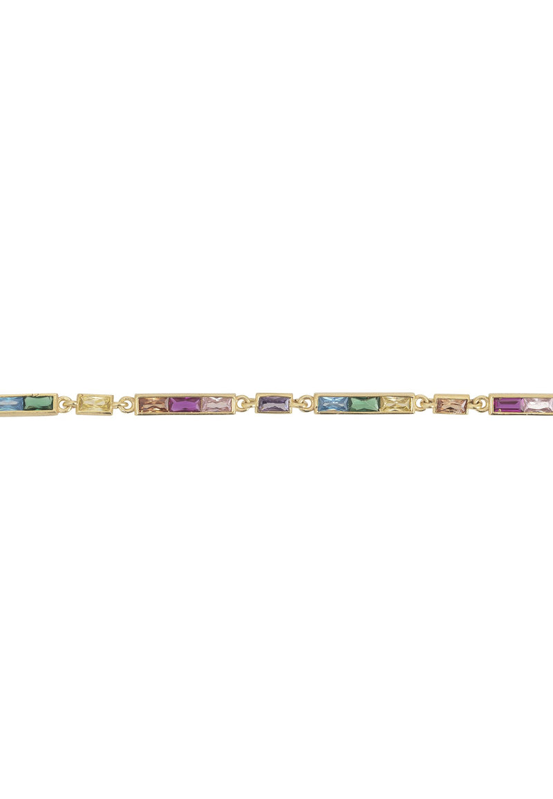 Riviera Multicoloured Gemstone Bracelet
