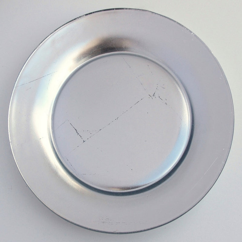 GILT PRIMA Set/4 Silver Dinner Plates