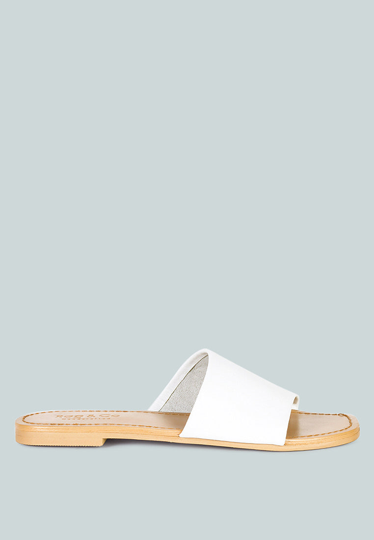 Tatami Leather Classic Slide Flats