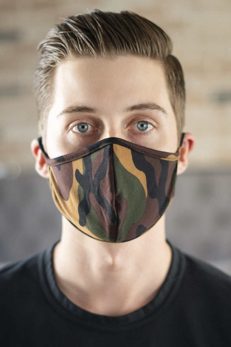 Rfm6001-Rcm010 - Camouflage Reusable Face Masks for Adults