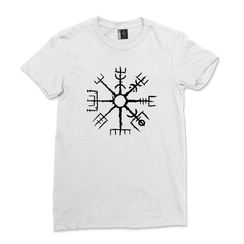 Vegvisir Women Norse Mythology Tshirt Men Nordic Compass Iceland Symbol Travel Tshirt Viking Icelandic Wayfinder Tee Bla