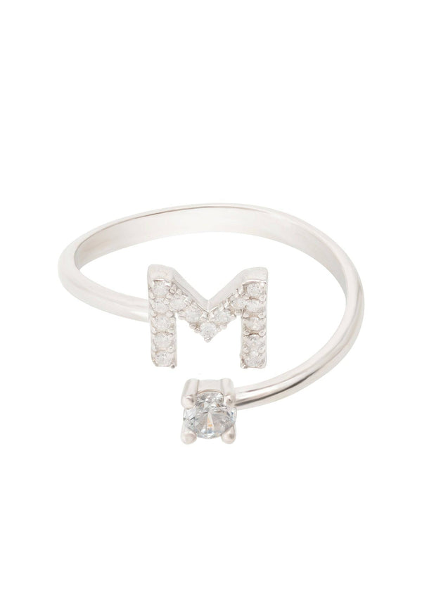 Initial Ring Silver M