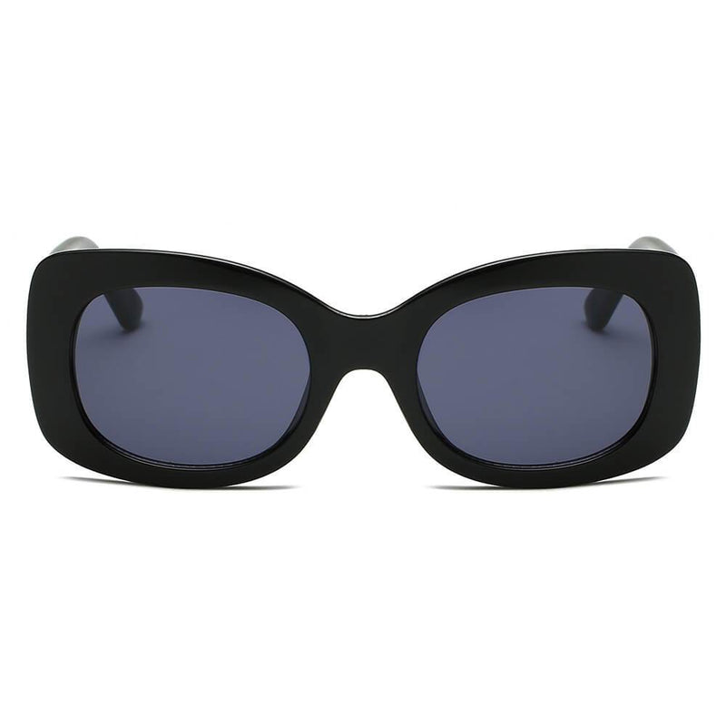 BAKU | S1063 - Women Fashion Retro Rectangle Oversize Sunglasses