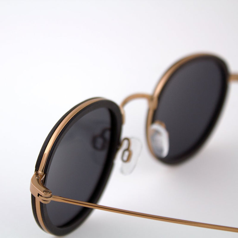 Pasco - Featherlight Titanium & Wood Sunglasses