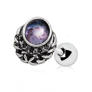 316L Stainless Steel Galaxy Charm Cartilage Earring