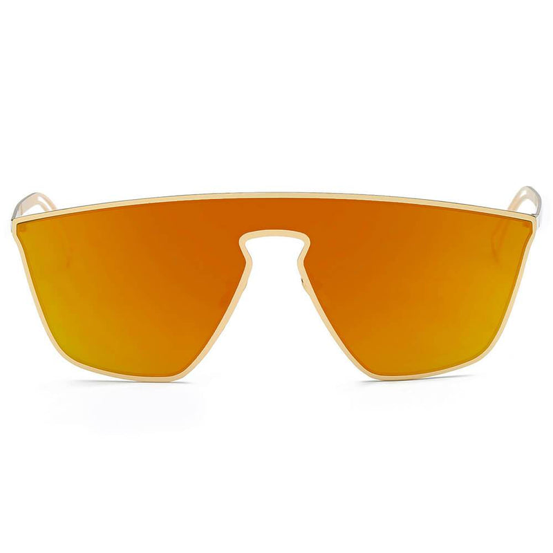 BEVERLY | S2030 - Women Square Futuristic Flat Lens Sunglasses