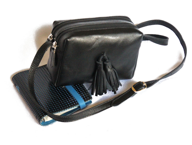 Small Leather Bag - Rikiki by MJ -Handmade -Made in Morocco