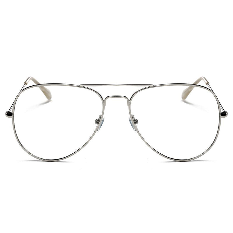 ENID | F1001 - Trendy Aviator Clear Glasses Lens Sun Glasses