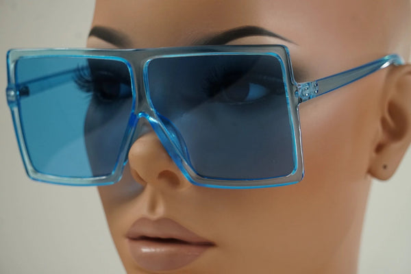 The Square Biz Blues Sunglasses