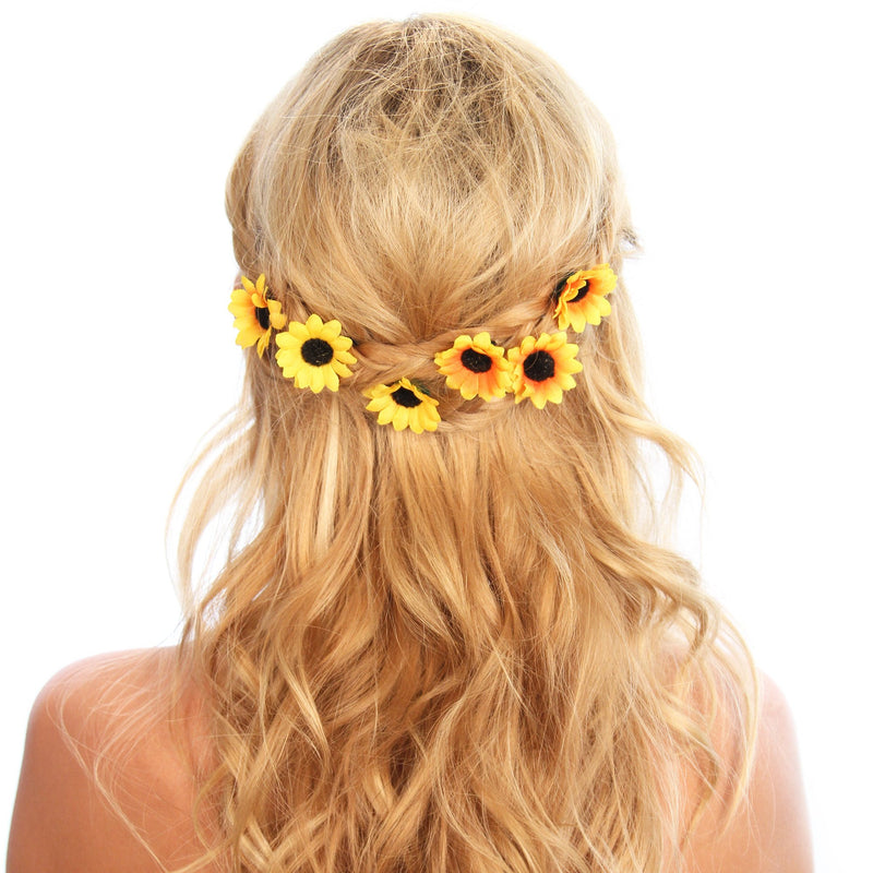 Sunflower Hair Grips