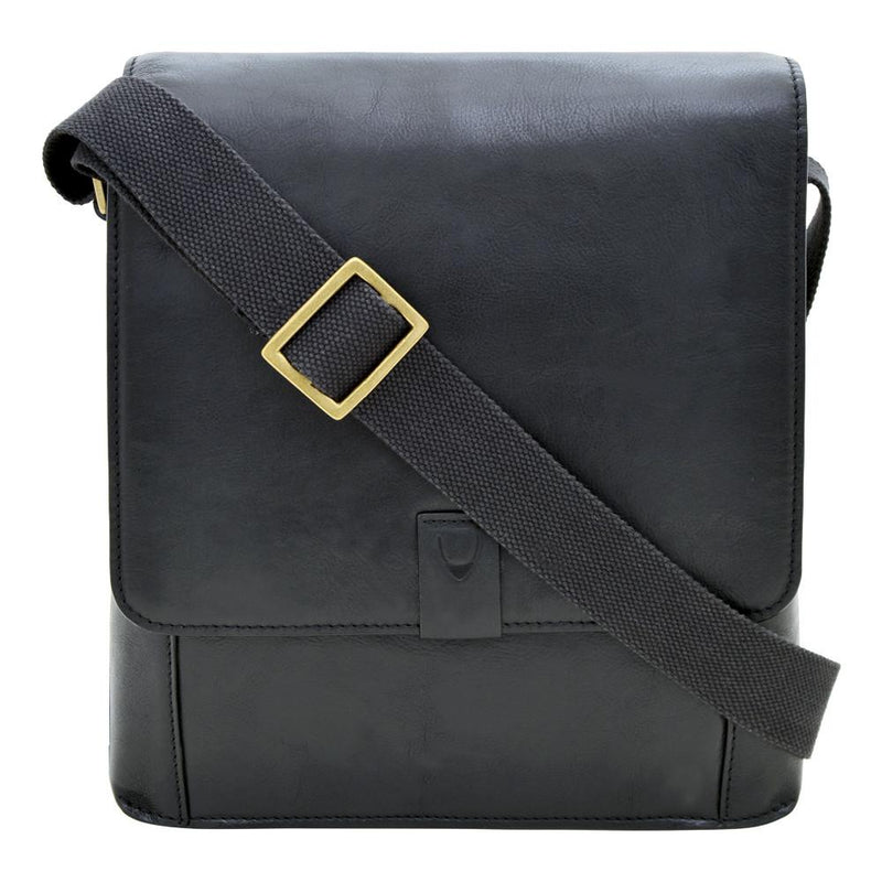 Aiden Medium Vertical Leather Messenger Bag