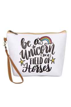 "Be a Unicorn" Cosmetic Bag