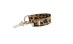Brown Leopard SIGNATURE KEYPER® Key Ring