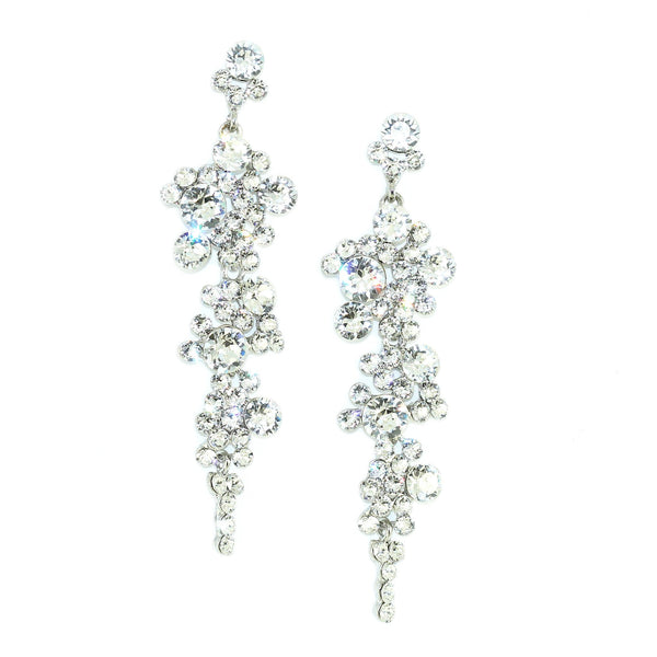 Cascading Crystals Earrings