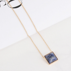 Square Drop Necklace
