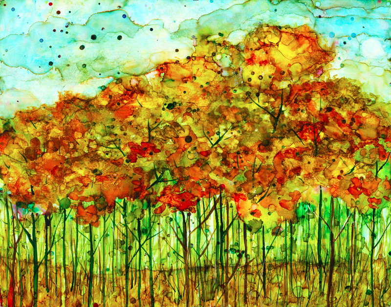 Autumn Forest : Greeting Card