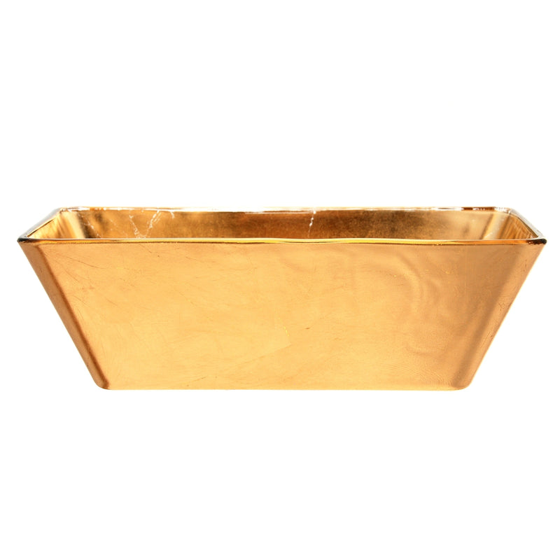 GILT Gold Gilded 13" Rectangular Bowl