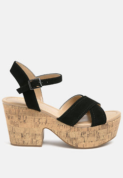 Ulla High Heeled Block Sandal