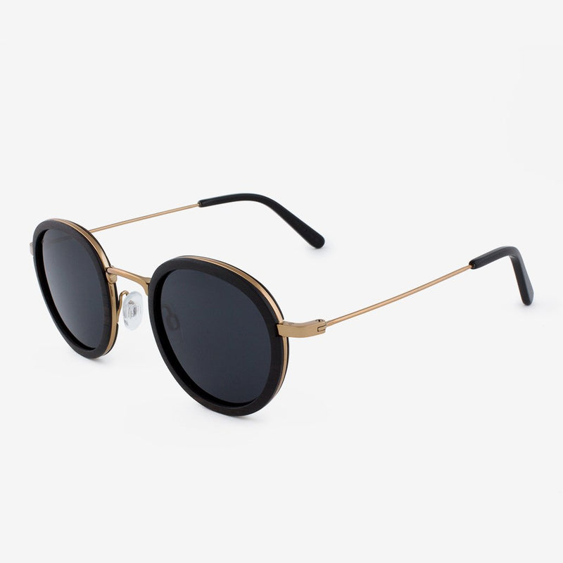 Pasco - Featherlight Titanium & Wood Sunglasses