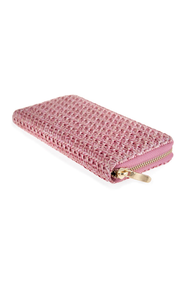 Hdg2724 - Crocheted Single Zipper Wallet