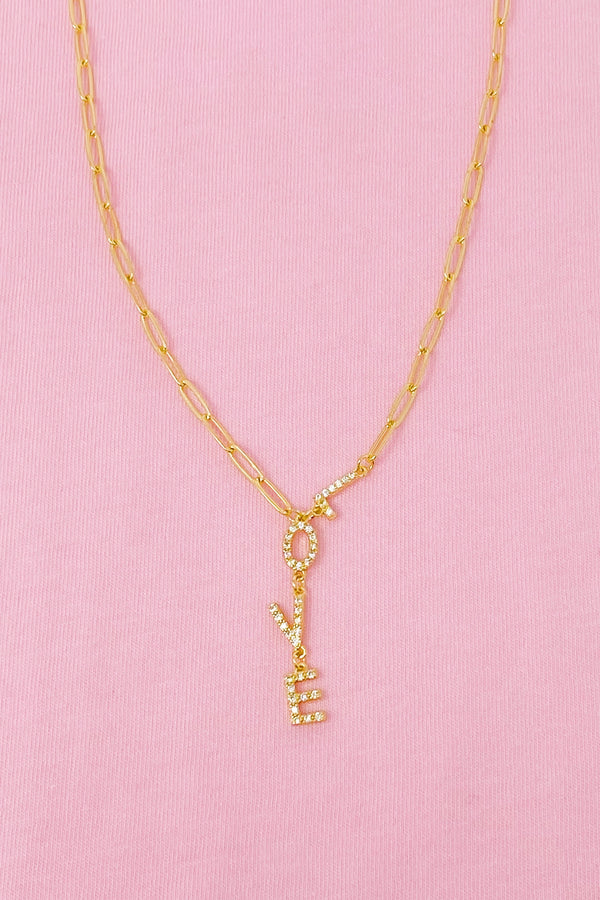 LOVE Dangle Necklace
