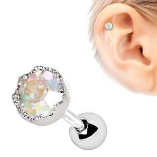 316L Stainless Steel Adorned Aurora Cartilage Earring