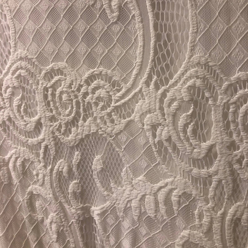 Midi Lace Bridal A-Line Wedding Ivory Skirt 3020