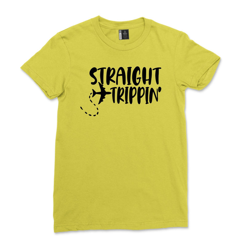 Straight Trippin Shirt Women Summer Vacation Travel tShirt Men Tie Dye Vacay T-Shirt Tee