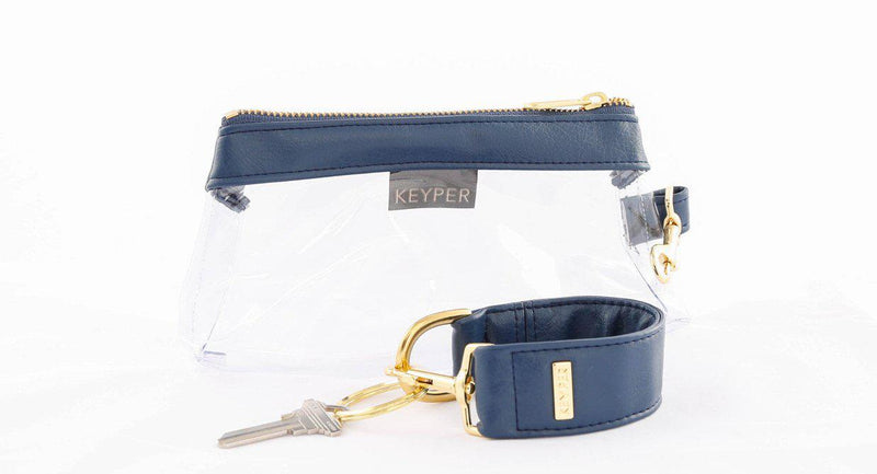 True Navy CLEAR IT BAG • Pouch - Signature Trim