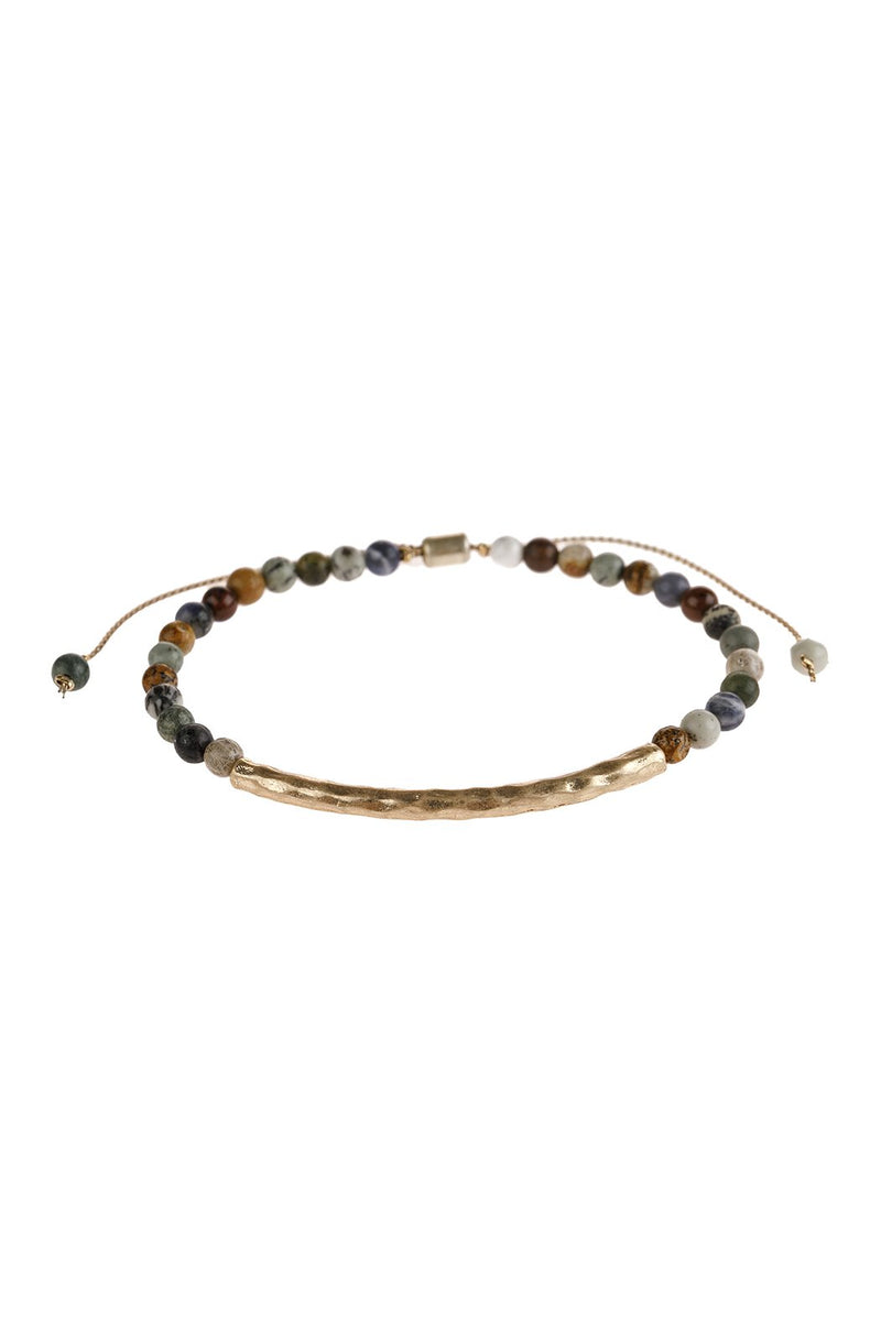 Hdb2992 - Semi Precious Beaded Bracelet