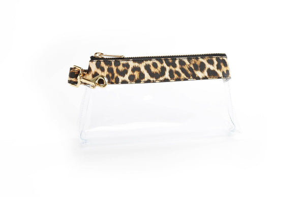 Classic Leopard CLEAR IT BAG • Pouch  - Signature Trim