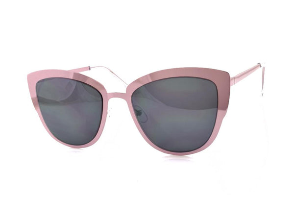 Pink Metal Mirror Sunglasses