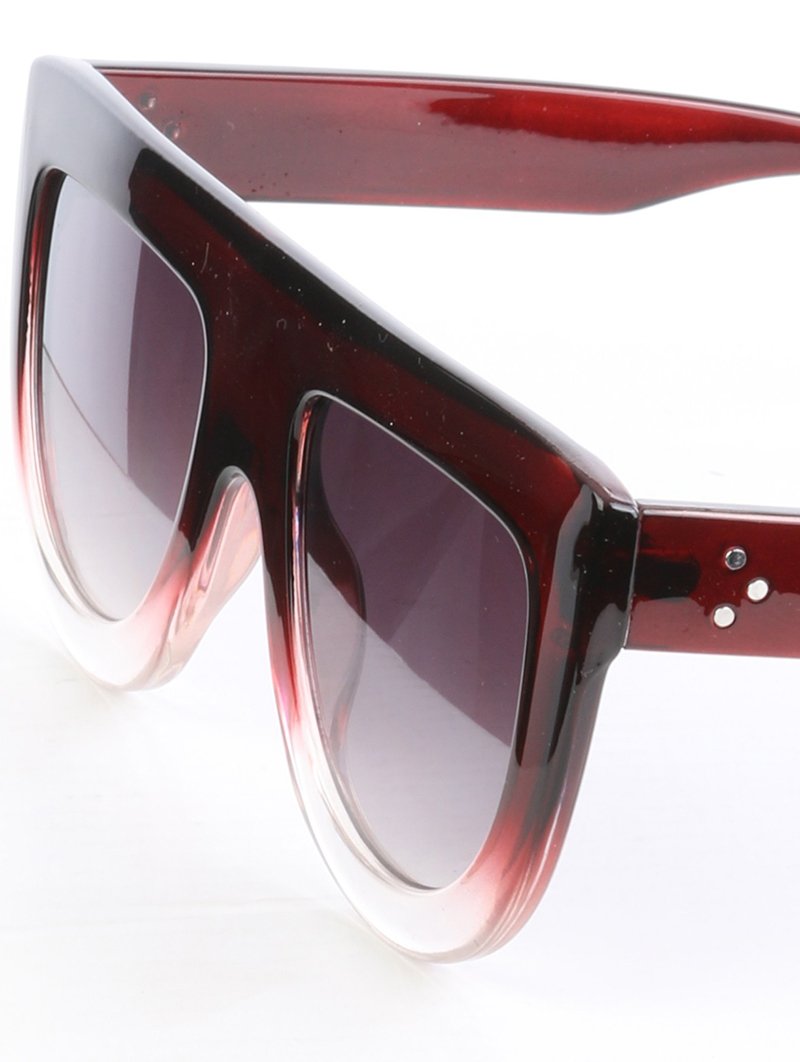 The Fashionista's Wine Flat Top Sunglasses