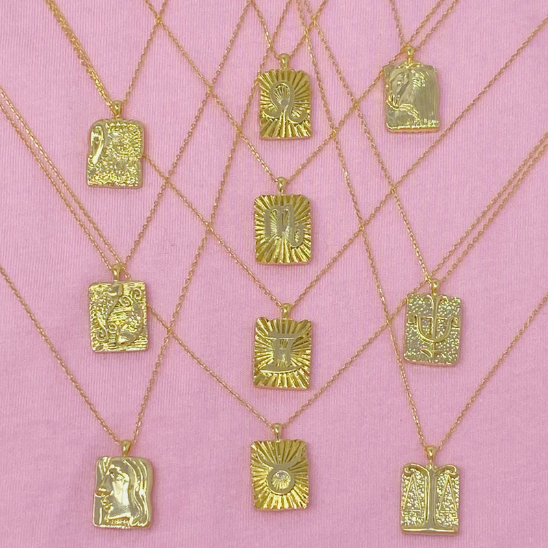 Reversible Zodiac Necklace