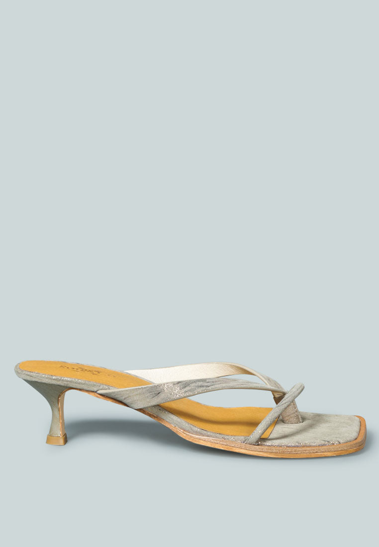 Winslet Heeled Thong Sandal