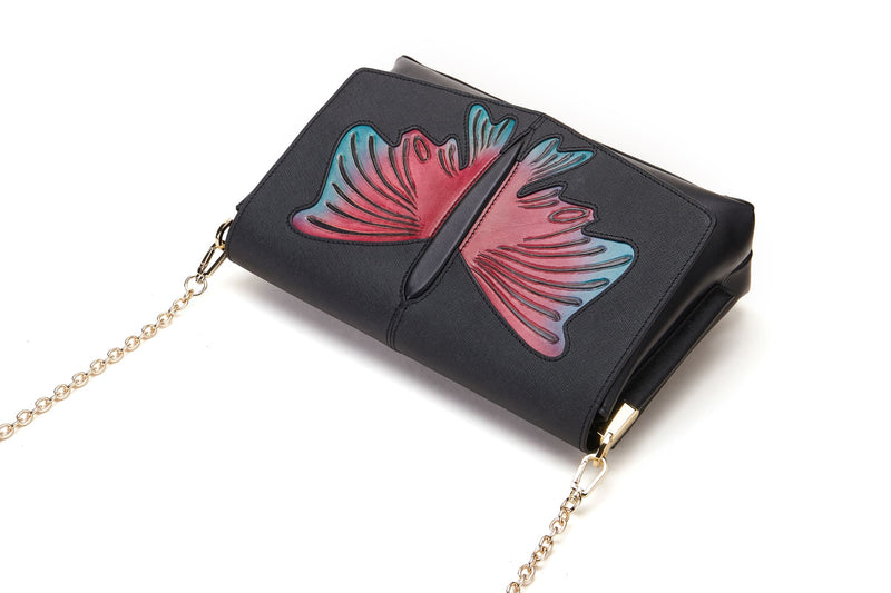 Butterfly Black Crossbody