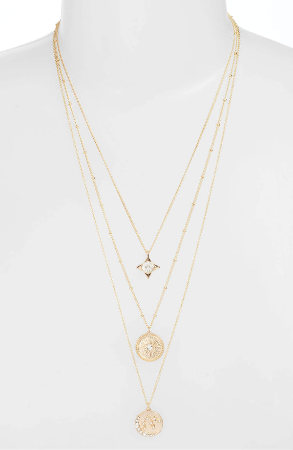 Astrological Charm Necklace - Aquarius