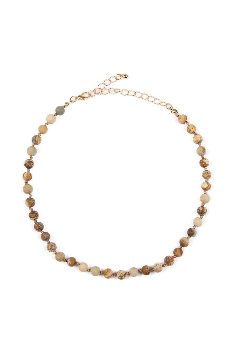 6mm Natural Stone Necklace