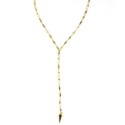 Bridgett Y-Necklace in Silver & Gold