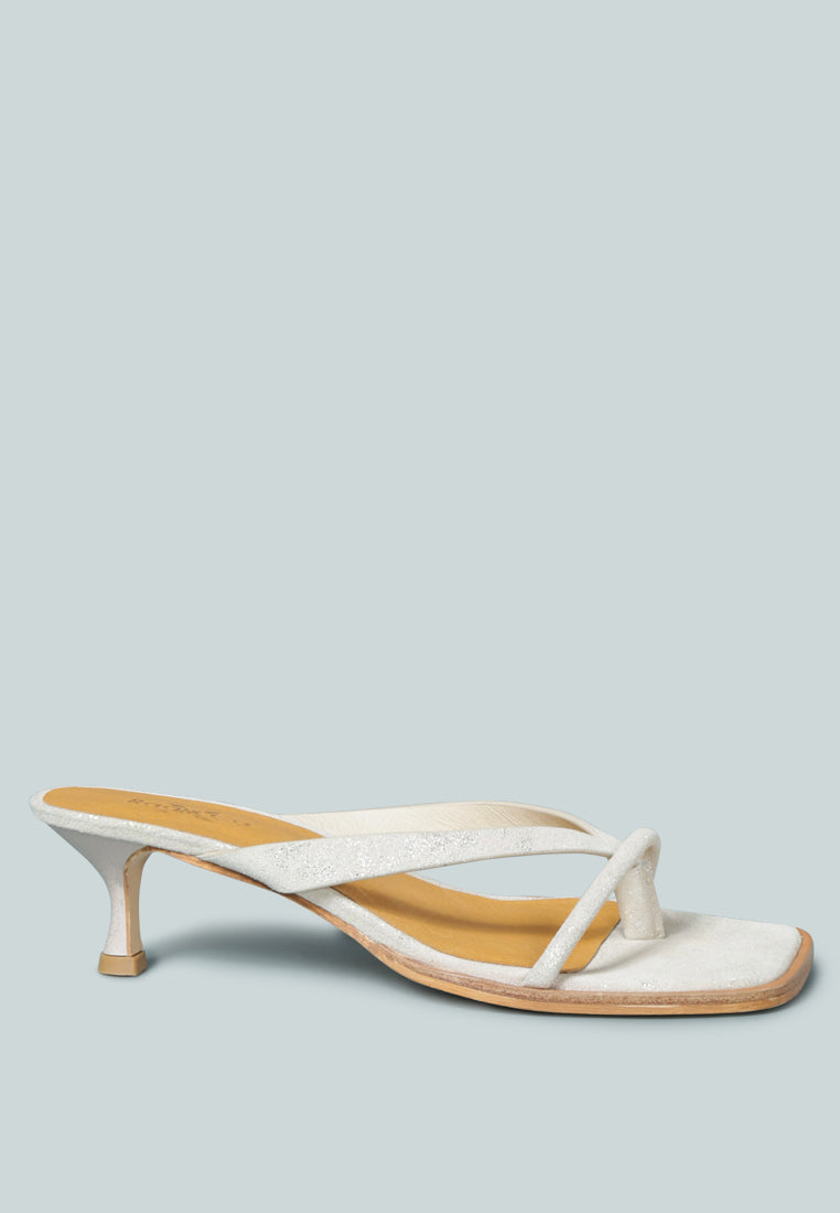 Winslet Heeled Thong Sandal