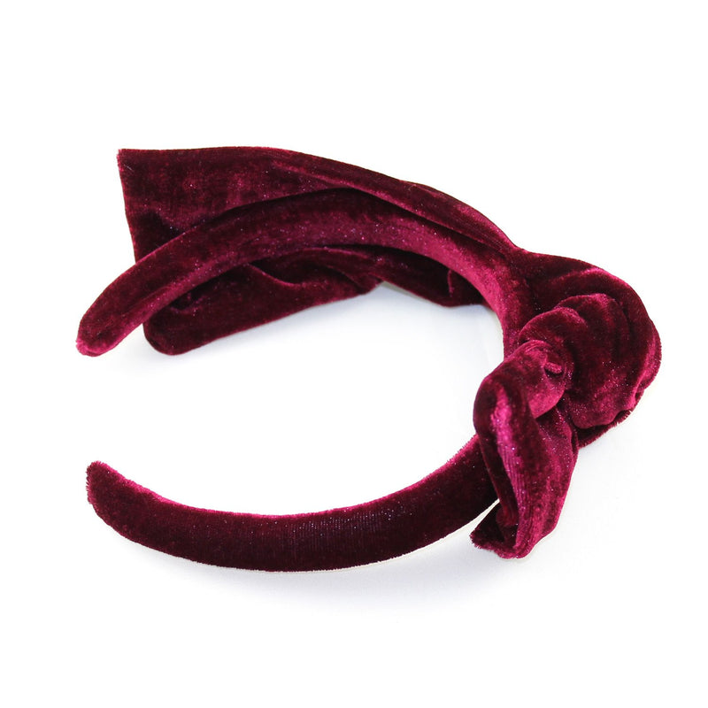 Velvet knot Headband