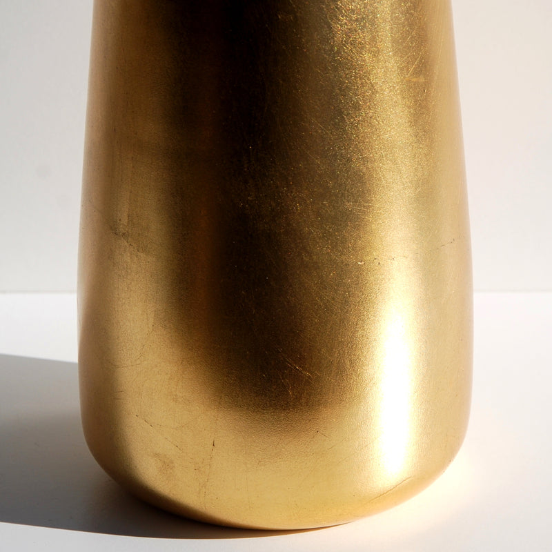 GILT 12" Gold Gilded Zen Vase