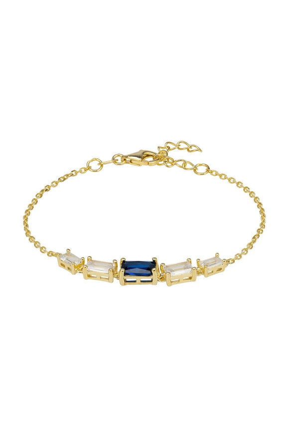 Clara Gemstone Bracelets Gold Sapphire