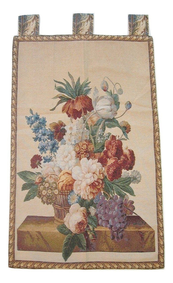 DaDa Bedding Spring Harvest Elegant Woven Fabric Baroque Tapestry Wall Hanging - 28" x 43"