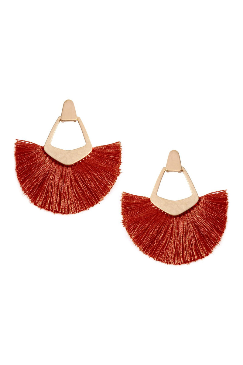 Bohemian Inspired Tassel Dangle Earrings - Style 2