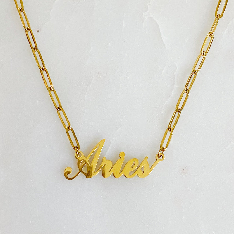 Annie Zodiac Chain Necklace
