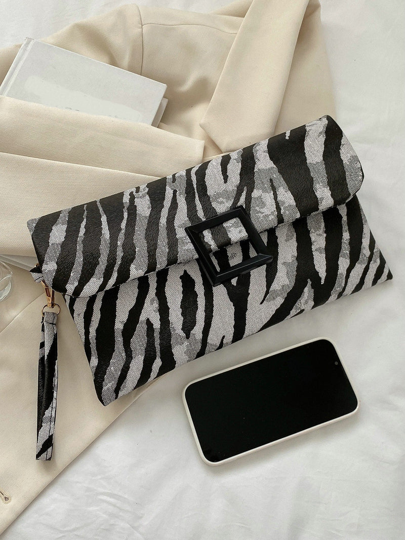 Striped, Wild & Sassy Clutch Bag