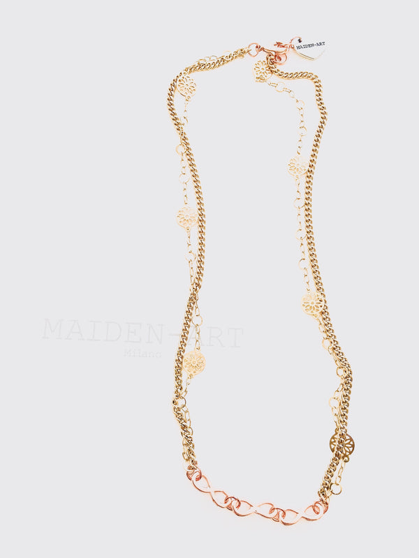 18kt Gold Plated Infinity Necklace. Infinity Jewelry. Rose Gold Infinity Necklace