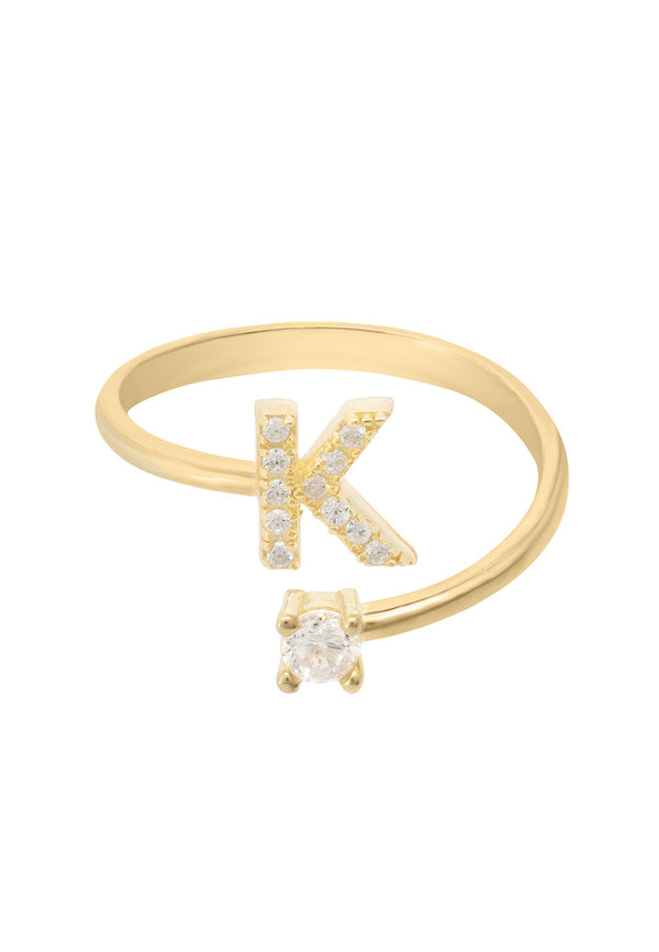 Initial Ring Gold K