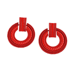 Petra -Red Earrings